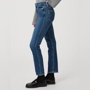 PAIGE Cindy High Waist Straight Leg Jeans
